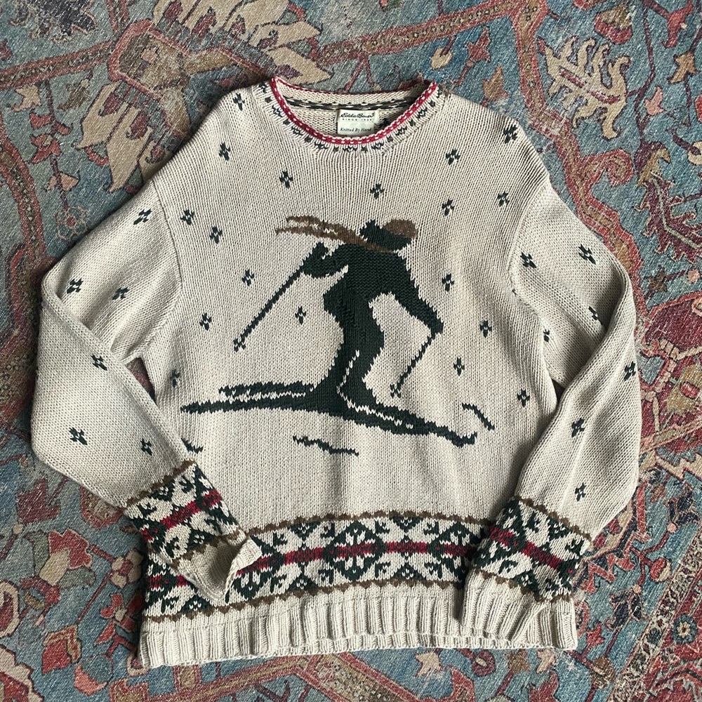 Vintage Women’s Eddie Bauer Ski Sweater M